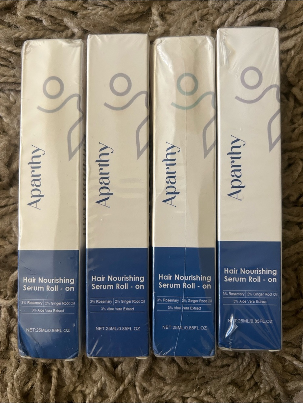 4 Pack- Hair Nourishing Serum Roll-On — Blue